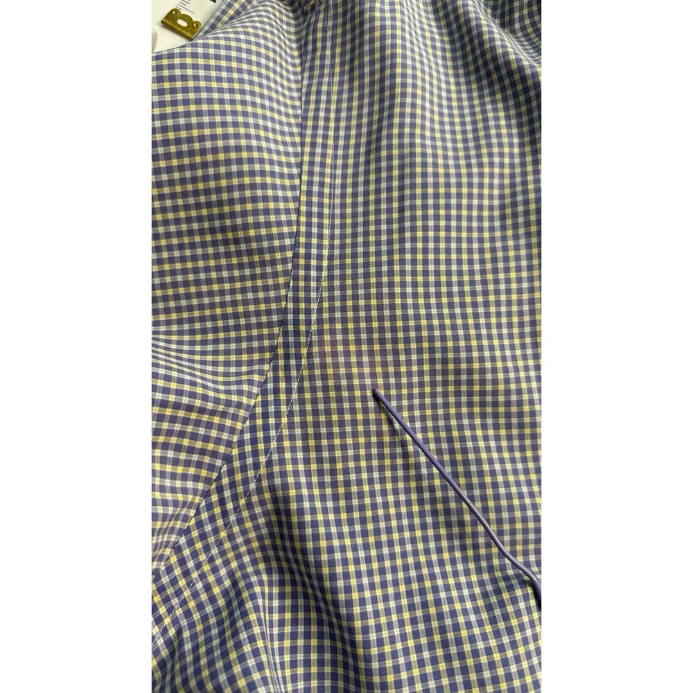 Men's Ralph Lauren Lg Blake Long Sleeve Blue Yellow Gingham GUC small Spot - Picture 6 of 9